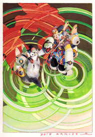 前方高能 ~ Framed Print